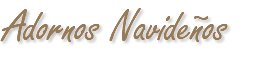 Adornos Navideños